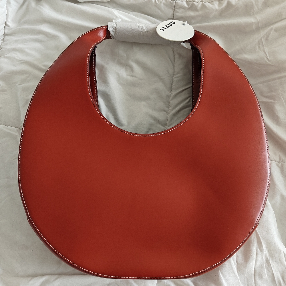 STAUD LARGE MOON BAG Rare Discontinued - Picture 13 of 15